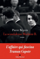 Couverture La scandaleuse Madame B. Editions Albin Michel 2020
