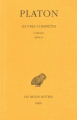 Couverture Gorgias / Ménon Editions Les Belles Lettres (Collection des universités de France - Série grecque) 2016