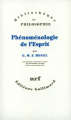 Couverture Phénoménologie de l'Esprit Editions Gallimard  (Bibliothèque de philosophie) 1993