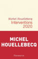 Couverture Interventions 2020 Editions Flammarion (Littérature française) 2020
