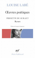 Couverture Oeuvres poétiques Editions Gallimard  (Poésie) 2006