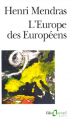 Couverture L'Europe des Européens Editions Folio  1997