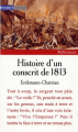 Couverture Histoire d'un conscrit de 1813 Editions Pocket (Junior) 1997