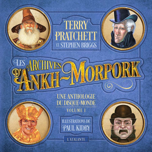 Couverture Une anthologie du Disque-monde, tome 1 : Les archives d'Ankh-Morpork