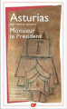 Couverture Monsieur le président Editions Flammarion (GF) 1987
