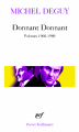Couverture Donnant Donnant - Poèmes 1960-1980 Editions Gallimard  (Poésie) 2006