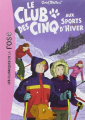 Couverture Le club des cinq aux sports d'hiver Editions Hachette (Bibliothèque Rose) 2010
