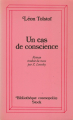 Couverture Un cas de conscience Editions Stock 1979