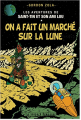 Couverture Les Aventures de Saint-Tin et son ami Lou, tome 14 : On a fait un marché sur la lune Editions Le Léopard Démasqué 2011
