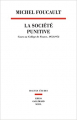 Couverture La Société punitive : cours au Collège de France (1972-1973) Editions EHESS 2013