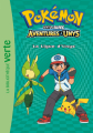 Couverture Pokémon : Noir et blanc (roman), tome 10 : Aventures à Unys, partie 1 : La ligue d'Unys Editions Hachette (Bibliothèque Verte) 2014