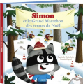Couverture Simon et le grand marathon des rennes de Noël Editions Auzou  2017