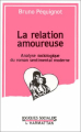 Couverture La relation amoureuse Analyse sociologique du roman sentimental moderne  Editions L'Harmattan (Logiques sociales) 1991