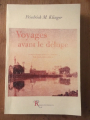 Couverture Voyages avant le déluge Editions Ressouvenances 2001