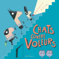 Couverture Chats contre voleurs  Editions Gautier-Languereau 2020