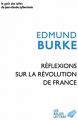 Couverture Réflexions sur la révolution en France Editions Les Belles Lettres (Le goût des idées) 2016