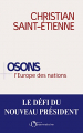 Couverture Osons l'Europe des nations  Editions de l'Observatoire 2018