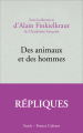 Couverture Des animaux et des hommes Editions Stock 2018