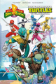 Couverture Power Rangers Mighty Morphin x Les Tortues Ninja Editions Hi comics 2020