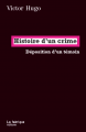 Couverture L'histoire d'un crime Editions La Fabrique 1998