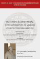 Couverture Mutations du droit pénal, entre affirmation de valeurs et protection des libertés ? Editions CRDP Montpellier 2018