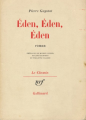 Couverture Éden, Éden, Éden Editions Gallimard  (Le chemin) 1971