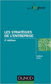 Couverture Les stratégies de l'entreprise Editions Dunod 2012