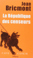 Couverture La république des censeurs Editions de L'Herne 2014