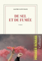 Couverture De sel et de fumée Editions Gallimard  (Blanche) 2021