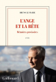 Couverture L\'ange et la bête Editions Gallimard  (Blanche) 2021
