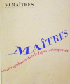 Couverture 50 maîtres : Les arts appliqués dans le Japon contemporain Editions Mitsukoshi Etoile 1999