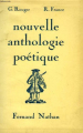 Couverture nouvelle anthologie poétique Editions Fernand Nathan 1963