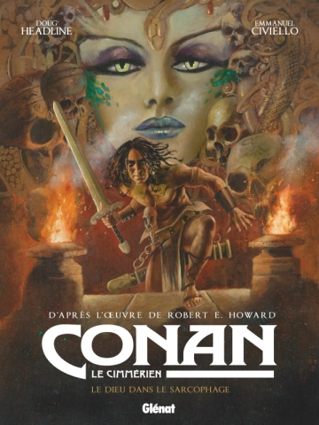 Couverture Conan le Cimmérien : Le dieu dans le sarcophage