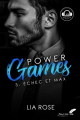 Couverture Power Games, tome 3 : Echec et Max Editions Black Ink (Poch'Ink) 2020