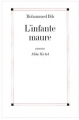 Couverture L'infante maure Editions Albin Michel 1994