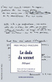 Couverture Le dada du sonnet Editions Les Solitaires Intempestifs 2005