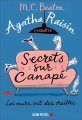 Couverture Agatha Raisin enquête, tome 26 : Secrets sur canapé Editions Albin Michel 2021