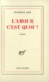 Couverture L'amour c'est quoi ? Editions Gallimard  (Blanche) 1968