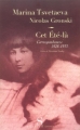 Couverture Cet Été-là : Correspondances 1928-1933 Editions des Syrtes 2005