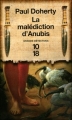Couverture La malédiction d'Anubis Editions 10/18 (Grands détectives) 2008