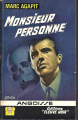 Couverture Monsieur Personne Editions Fleuve (Noir - Angoisse) 1967