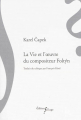 Couverture La Vie et l'oeuvre du compositeur Foltyn  Editions Sillage  2013