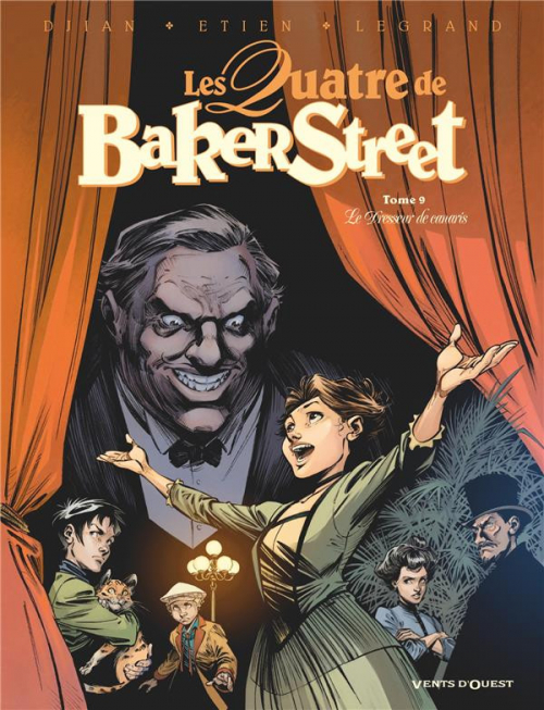 Couverture Les Quatre de Baker Street, tome 9 : Le dresseur de canaris