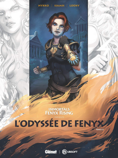Couverture Immortals Fenyx Rising, tome 01 : L'Odyssée de Fenyx 