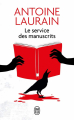 Couverture Le service des manuscrits Editions J'ai Lu 2021