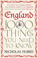 Couverture England 1001 things you need to know Editions Atlantic Books 2008