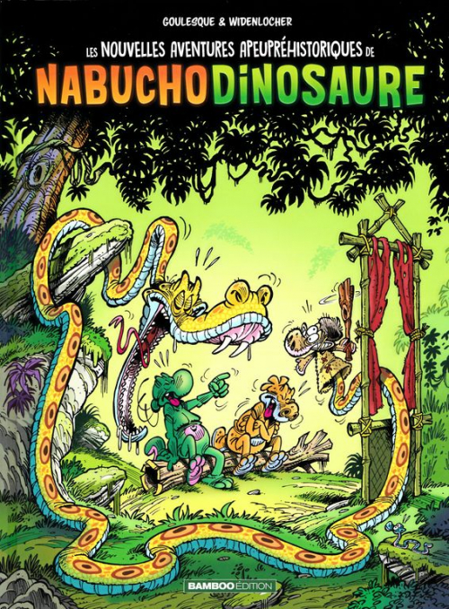 Couverture Les Nouvelles Aventures apeupréhistoriques de Nabuchodinosaure, tome 4