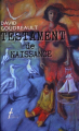 Couverture Testament de Naissance Editions Écrits des Forges (Poésie) 2018