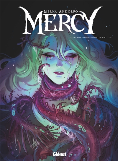 Couverture Mercy (BD), tome 3 : La mine, nos souvenirs et la mortalité