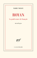Couverture Royan: La professeure de français Editions Gallimard  2020